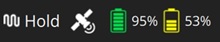 Display 2bat voltage